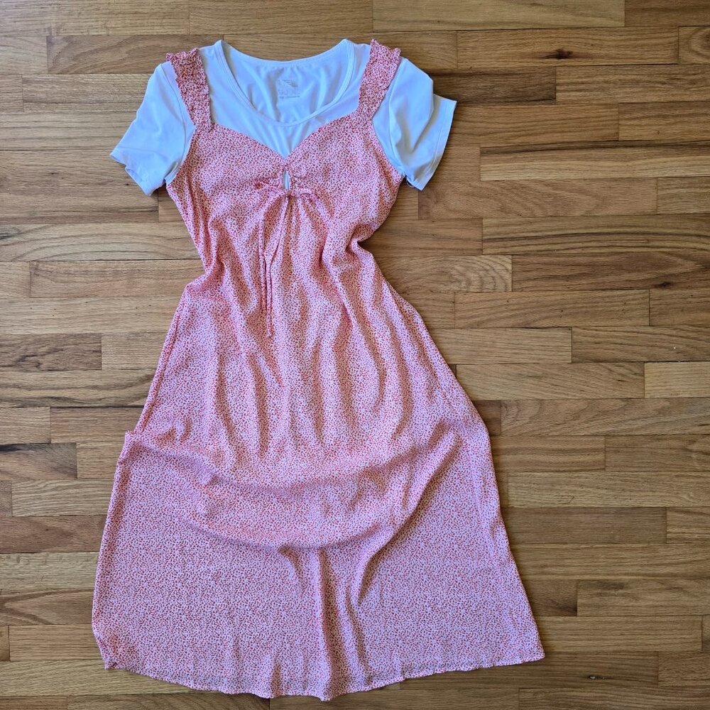 32 Degrees Be Cool Tie-Front Mini Dress Set – Size M